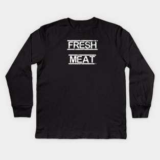 FRESH MEAT Kids Long Sleeve T-Shirt